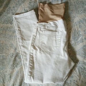 Liz lang maternity crop jeans