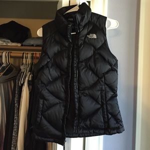 Black Authentic North Face Vest