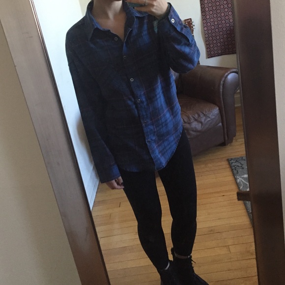 Blue flannel