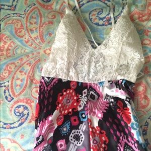 Cute romper with back out