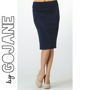 Navy Pencil Skirt!