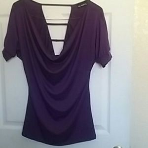 Purple drop shirt
