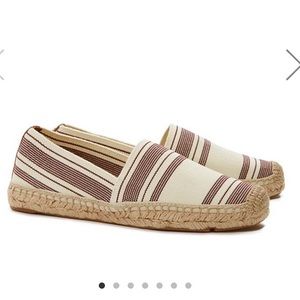 NEW Tory Burch Stripe Elastic Espadrille