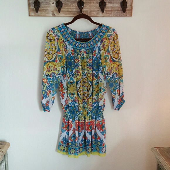 SOLD IN BUNDLE Nicole Miller paisley dress - Picture 3 of 4