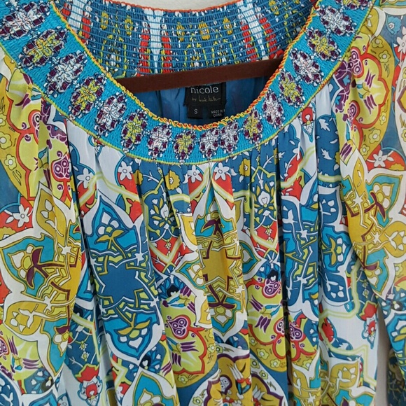 SOLD IN BUNDLE Nicole Miller paisley dress - Picture 4 of 4