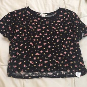 Floral crop top