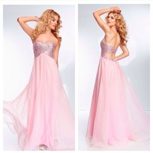 Mori Lee Prom Gown with beading