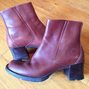 Timberland Leather Ankle Boots 8