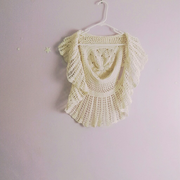 Boho style petti coat vest