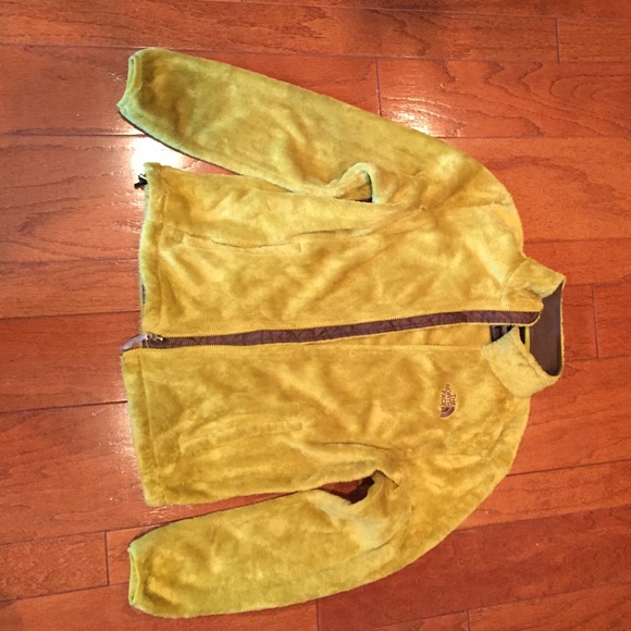 North face fuzzy jacket.