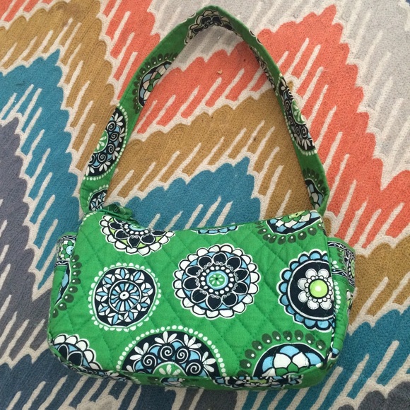 Vera Bradley small green bag