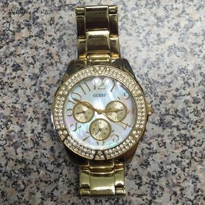 Guess gold watch