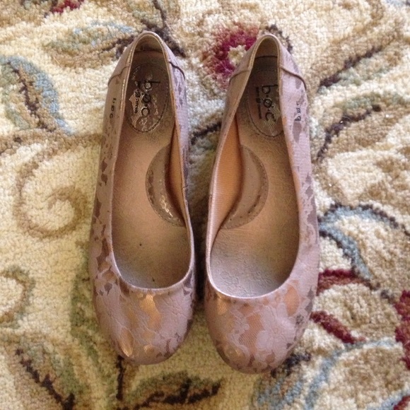 BOC bronze & tan flats