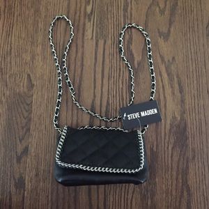 Steve Madden black crossbody bag