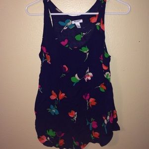 Old navy floral tank top