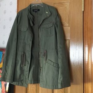Green utility jacket