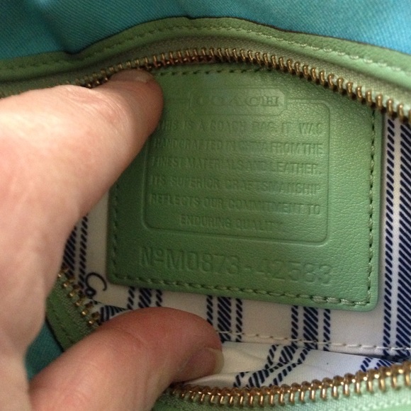Authentic coach purse