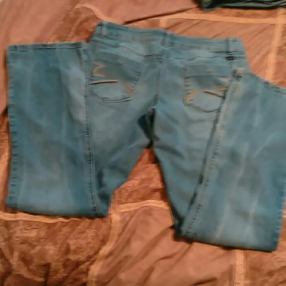 Low rise boot cut stretch jeans - Picture 2 of 2