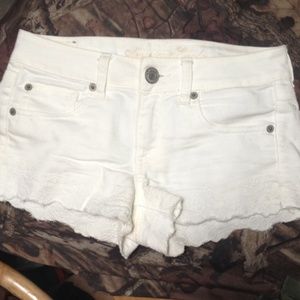 White Short Shorts