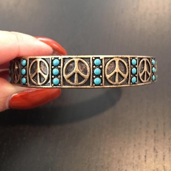 PRICE DROP!!!  Lucky Brand Peace Bangle Bracelet