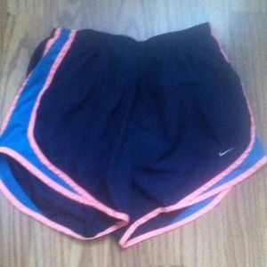 Nike running shorts.