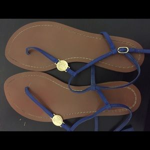 Ralph Lauren Cobalt Blue Sandals
