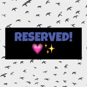 ❣ RESERVED FOR MADDIE!