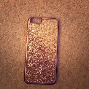 💕 Brand NEW, iPhone 6 gold glitter phone case ✨