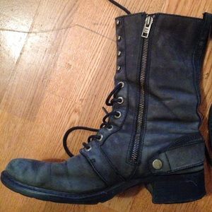 timberland black boots