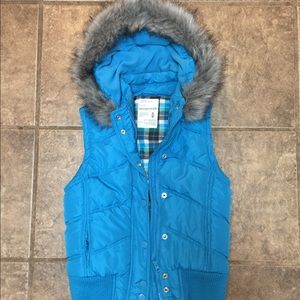 Turquoise Puffer Vest