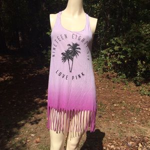 Purple/Lavender Ombré Beach Shirt/Dress Cover up