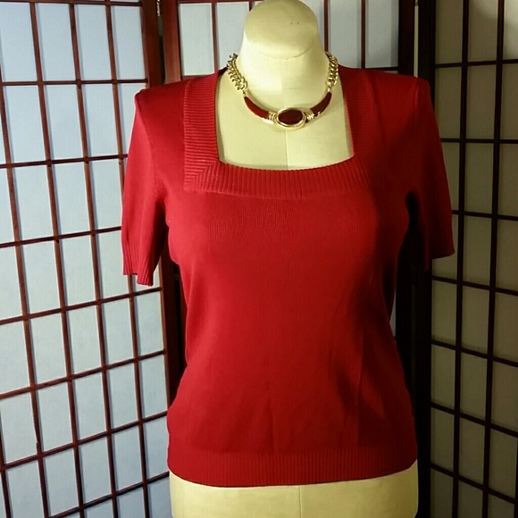 Red sweater