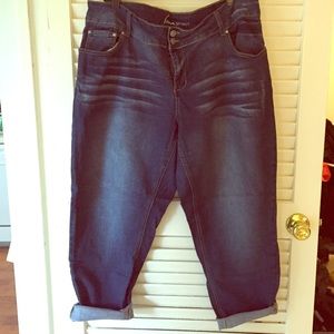 Lane Bryant Distressed Boyfriend Jeans