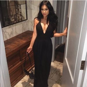 Stylestalker Deep Plunge Jumpsuit