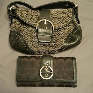 Coach Bag and Wallet Bundle