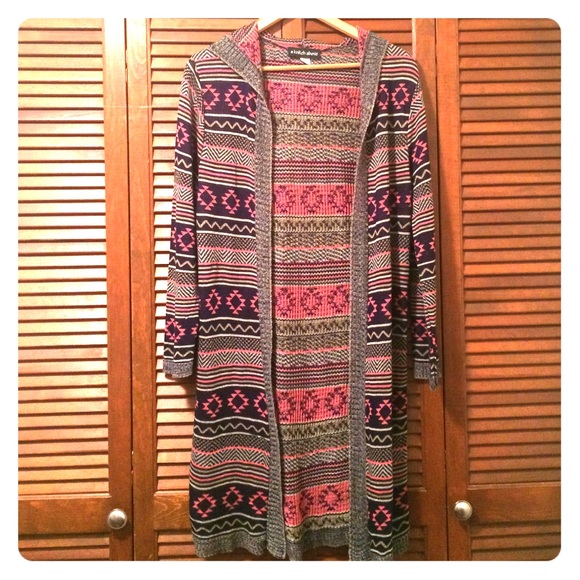 Light hooded cardigan