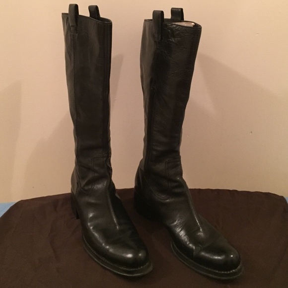 Black Talk Riding Boots