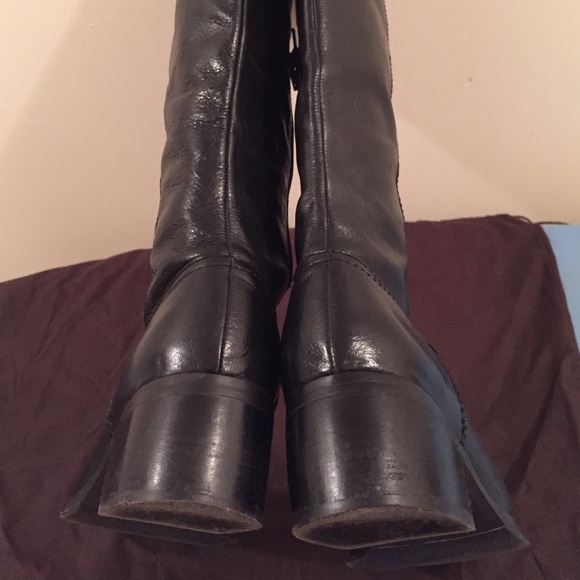 Black Talk Riding Boots - Picture 4 of 4