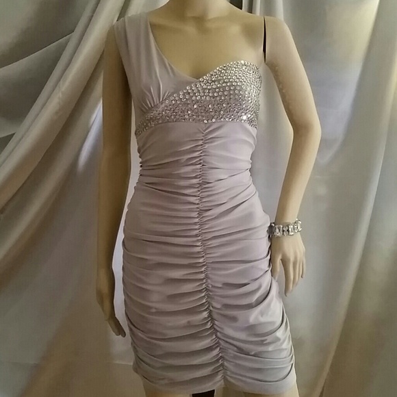 Gray Sequin Dress