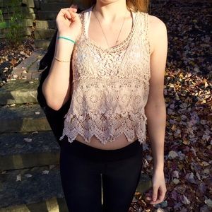 Crochet tank top