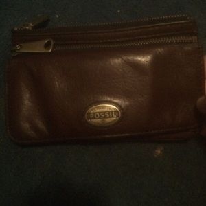 Fossil leather wallet