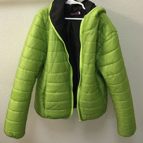 Green coat