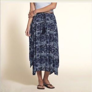 Blue peasant skirt