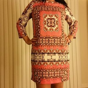 Coral printed dress from the limited.