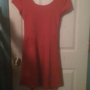 Red Criss-cross dress