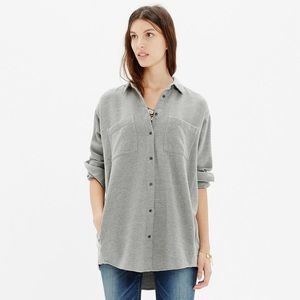 Madewell Grey Collared Shirt