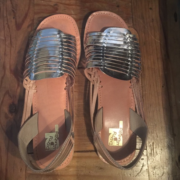 Cute gold sandals