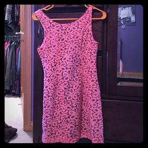Pink Lace Dress