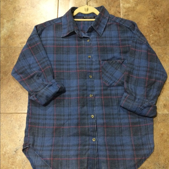 Brandy Melville Blue Flannel