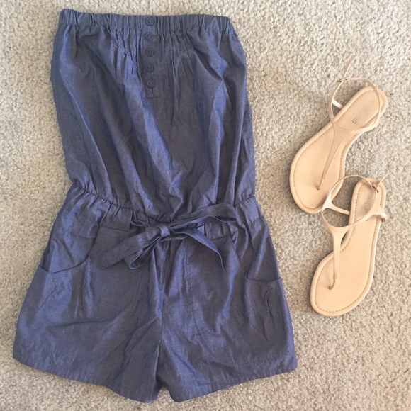 Strapless Romper